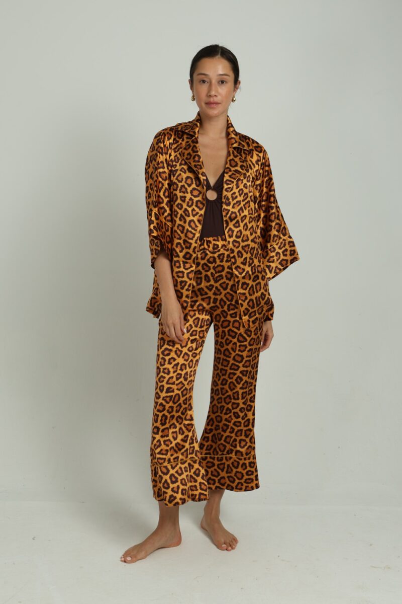 ALEXA TOP | LEOPARD SILK