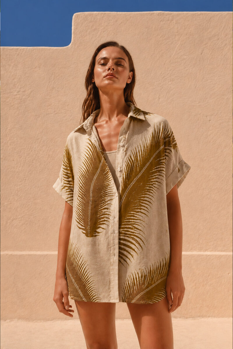 FELICITY SHIRT | GOLDEN FEATHER